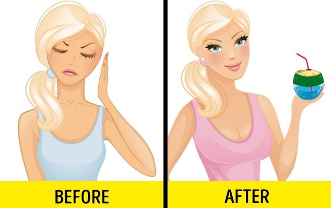 8 great things can happen to the body if drinking coconut water for 15 days Picture 7