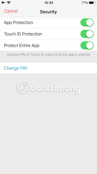 8 iPhone apps can be locked with Touch ID or Face ID Picture 9