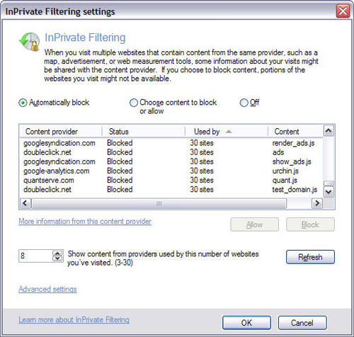 9 things you may not know about Internet Explorer 8 Picture 2
