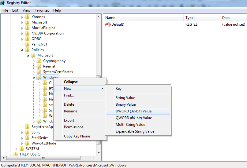 9 useful tips with the Registry in Windows 7 Picture 6