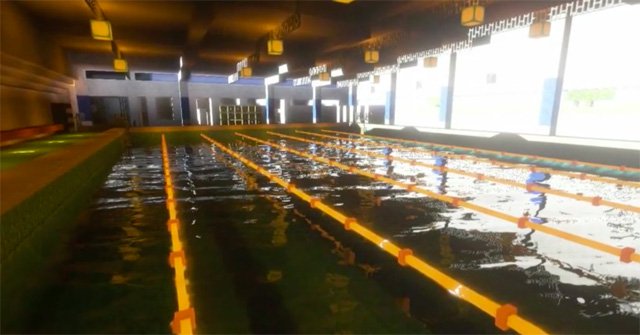 A gamer recreated his entire school scene on Minecraft Picture 2