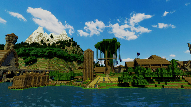 A gamer spent 5 years to create a magnificent kingdom in Minecraft Picture 15