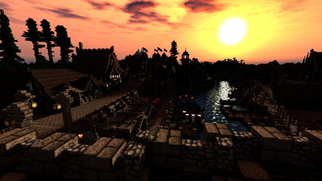 A gamer spent 5 years to create a magnificent kingdom in Minecraft Picture 17