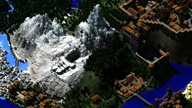 A gamer spent 5 years to create a magnificent kingdom in Minecraft Picture 18