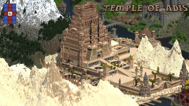 A gamer spent 5 years to create a magnificent kingdom in Minecraft Picture 2