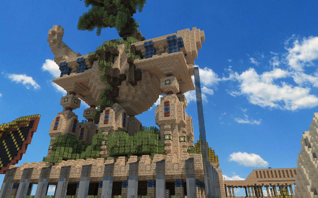 A gamer spent 5 years to create a magnificent kingdom in Minecraft Picture 20