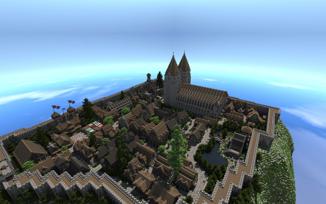 A gamer spent 5 years to create a magnificent kingdom in Minecraft Picture 21