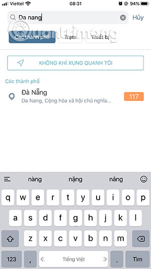A guide to adding new cities to AirVisual to see air pollution levels Picture 7