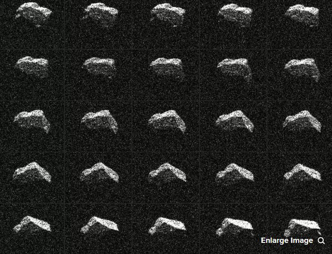 A mask asteroid flies across the Earth Picture 3