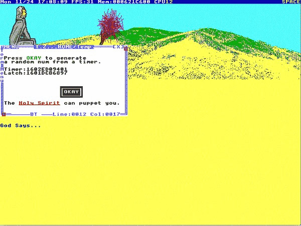 A programmer writes an operating system to communicate with God through computers Picture 2