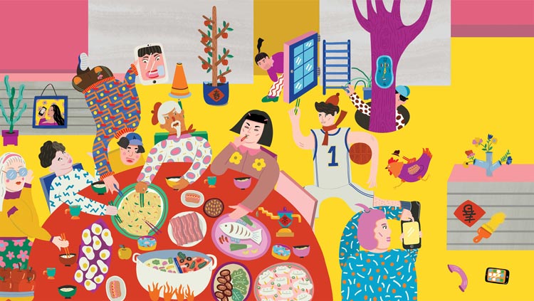 A unique set of wallpapers for Apple Year of the Rooster 2017 Picture 2