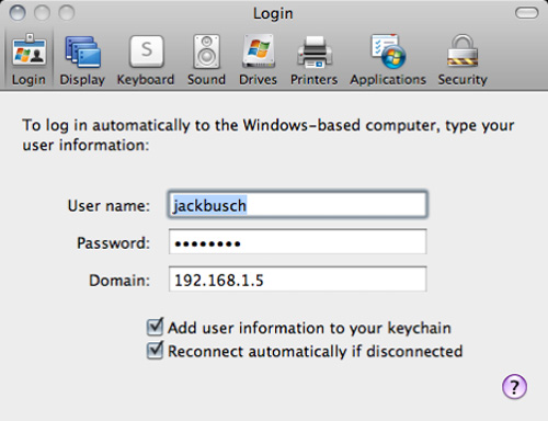 Access and control remote Windows computers via Mac OS X system Picture 11