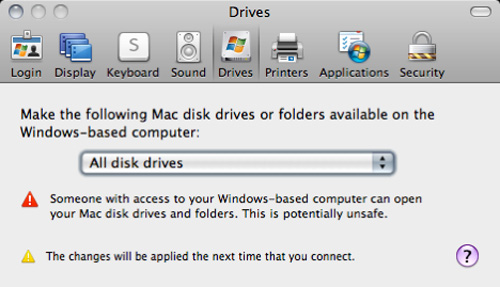 Access and control remote Windows computers via Mac OS X system Picture 15