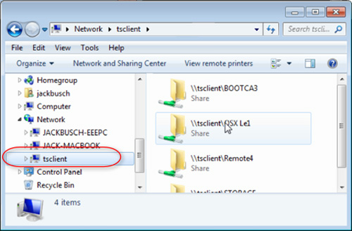 Access and control remote Windows computers via Mac OS X system Picture 16