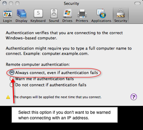 Access and control remote Windows computers via Mac OS X system Picture 18