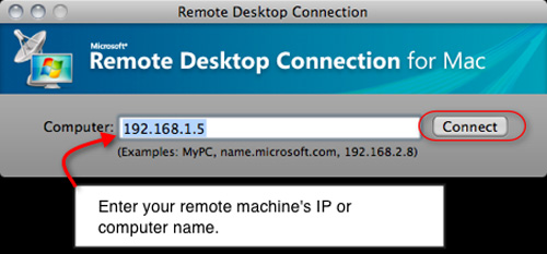 Access and control remote Windows computers via Mac OS X system Picture 20
