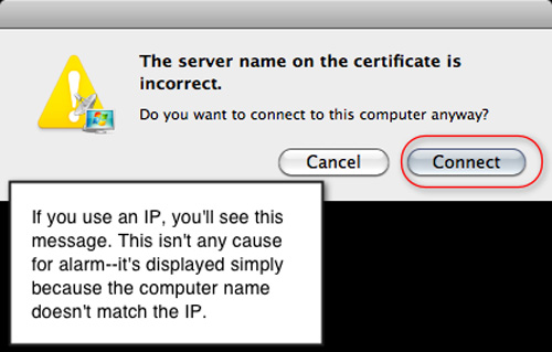 Access and control remote Windows computers via Mac OS X system Picture 22