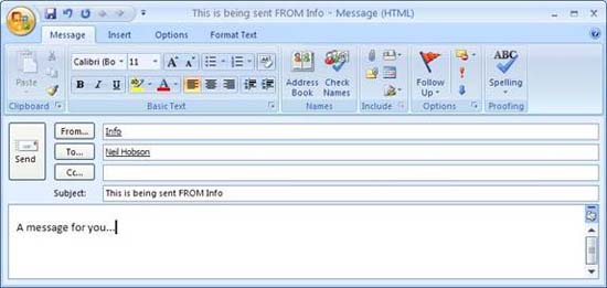 Access and use shared email addresses - Part 1 Picture 4