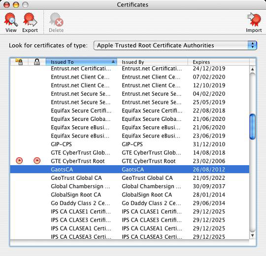 Access Exchange 2007 from an Apple Macintosh computer (Part 1) Picture 1