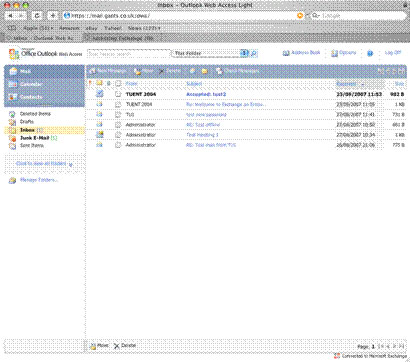 Access Exchange 2007 from Apple Macintosh (Part 2) Picture 13