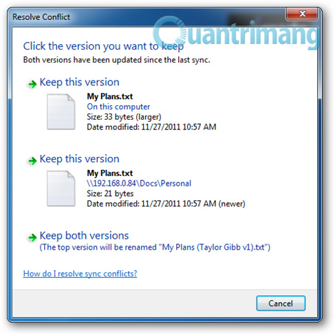 Access shared files on the network even when Offline Picture 12