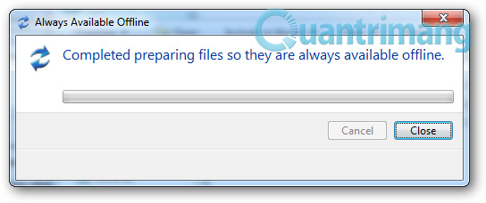 Access shared files on the network even when Offline Picture 4
