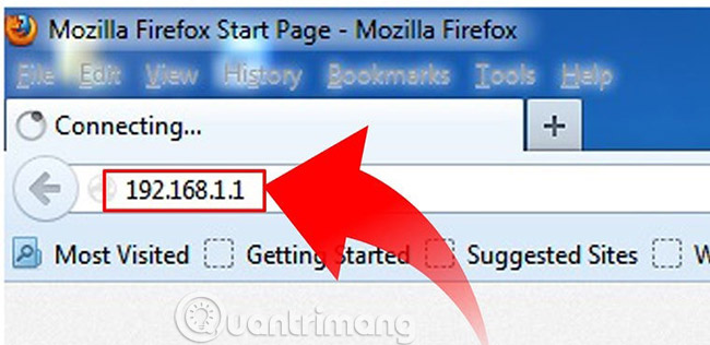 Access the home router with admin rights Picture 1