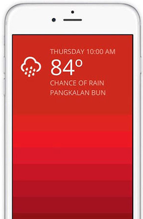 Accurate weather forecast applications on the phone Picture 15