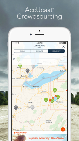 Accurate weather forecast applications on the phone Picture 3