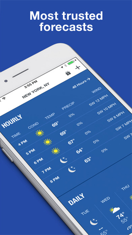 Accurate weather forecast applications on the phone Picture 7