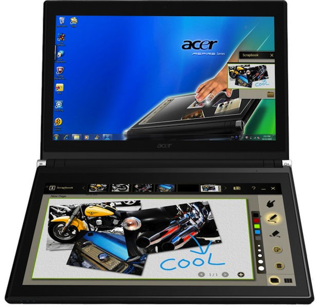 Acer's two-monitor computer has found in Vietnam Picture 3