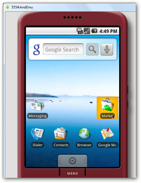 Activate and use Android Market on PC Picture 13
