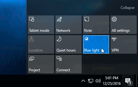 Activate Blue Light mode on Windows 10 Picture 4