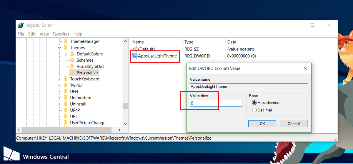 Activate Dark Theme on Windows 10 Picture 6