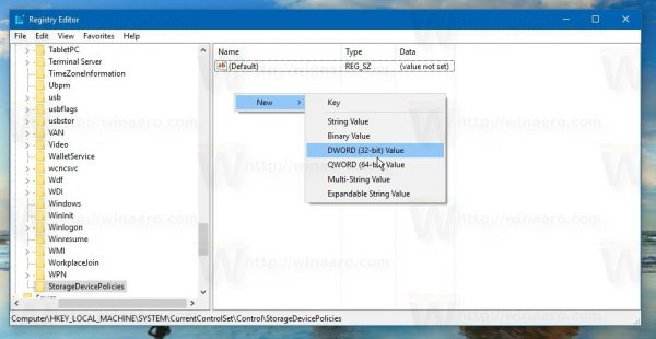 Activate the 'Write Protection' mode of USB on Windows 10 Picture 4