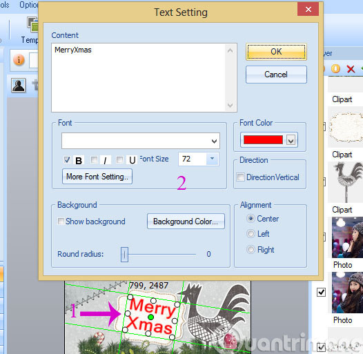 Add a simple way to make beautiful Christmas cards Picture 4