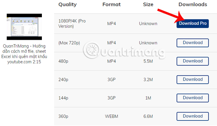 Add a tool to download high quality YouTube and Facebook videos Picture 5