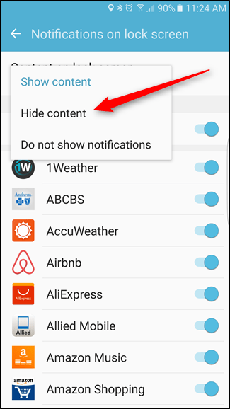 Add a way to hide sensitive content on Android device lock screen Picture 11