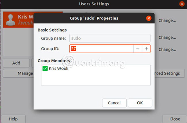 Add and delete users in the group easily on Ubuntu Picture 7