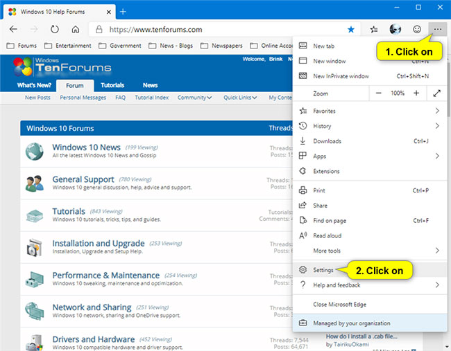 Add and remove exceptions in Tracking Prevention on Microsoft Edge Chromium Picture 3