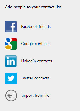 how do i add contacts to my email account