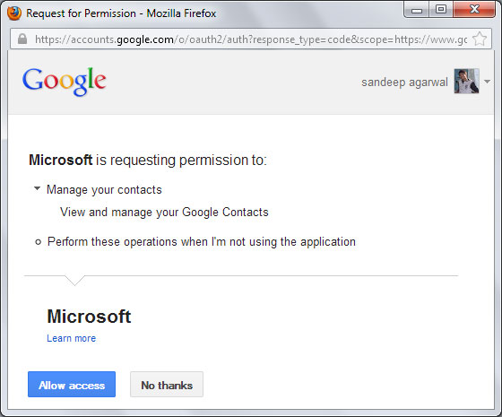 Add contacts to Outlook.com Email Picture 6