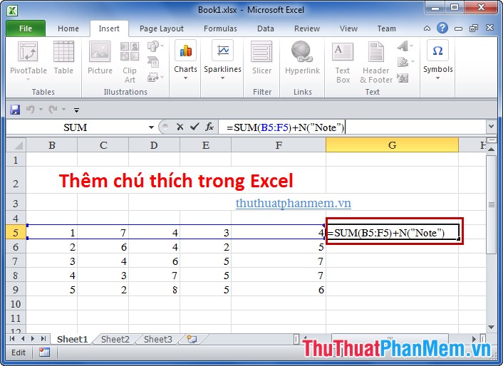 Add, create comments in Excel Picture 6