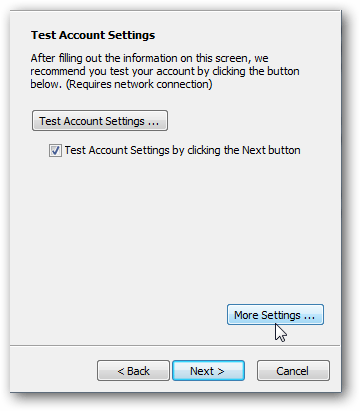 Add Gmail account to Outlook 2010 with IMAP Picture 11
