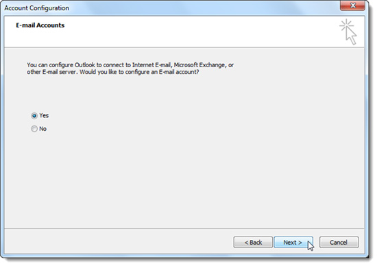 Add Gmail account to Outlook 2010 with POP Picture 3