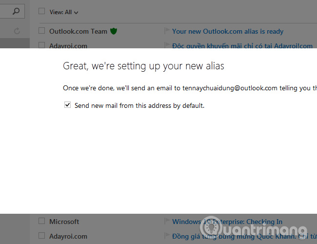 Add new, delete, edit Outlook Email Alias ​​like? Picture 5