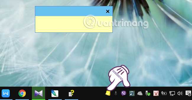 Add new Stickies notes tool on Windows 10 Picture 3