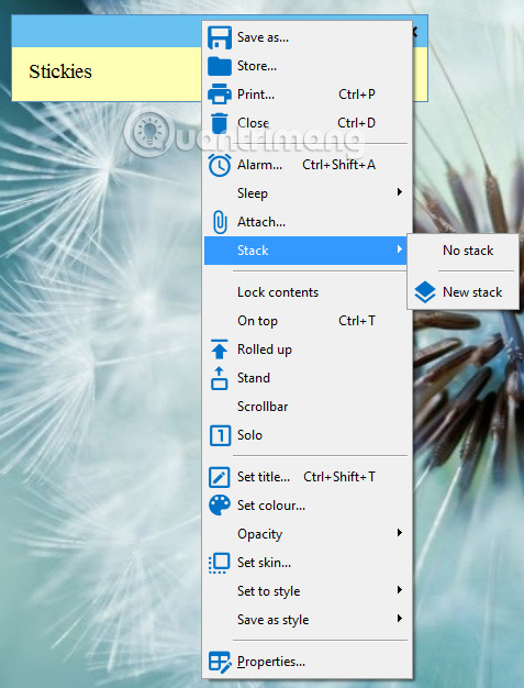 Add new Stickies notes tool on Windows 10 Picture 6