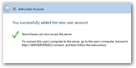 Add or remove user accounts for Windows Home Server 2011 Picture 7