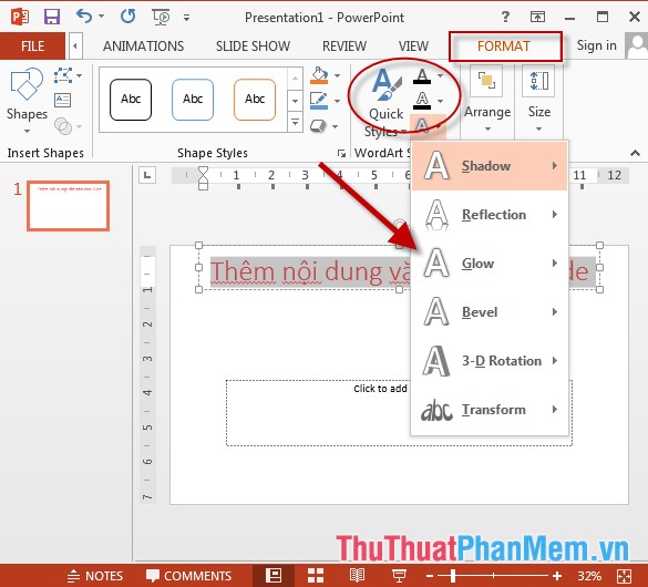 how to add text slide in powerpoint